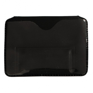 Pochette noire avec dos aimanté