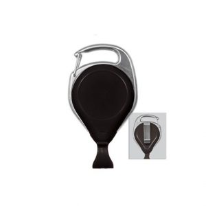 Moulinet sans rotation "Proreel" avec crochet et attache pour carte (34 po.)