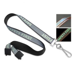 Luminescent Lanyard (5/8") "Safety First" with Breakaway Clasp (36")