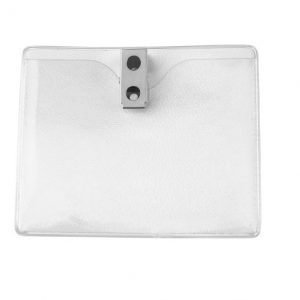 Badge Holder with Clip - Military Size