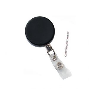Heavy-Duty Badge Reel with Belt Clip, Link Chain and Reinforced Vinyl Strap (18 in.)