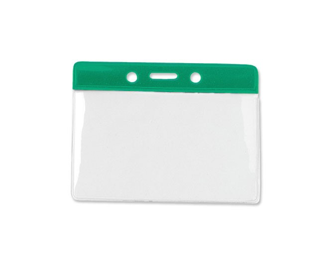 Horizontal Badge Holder with Color Bar - Military/Government Size – Image 4