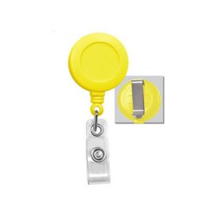 Moulinet rond avec crochet durable et courroie de vinyle transparent (34 po.)